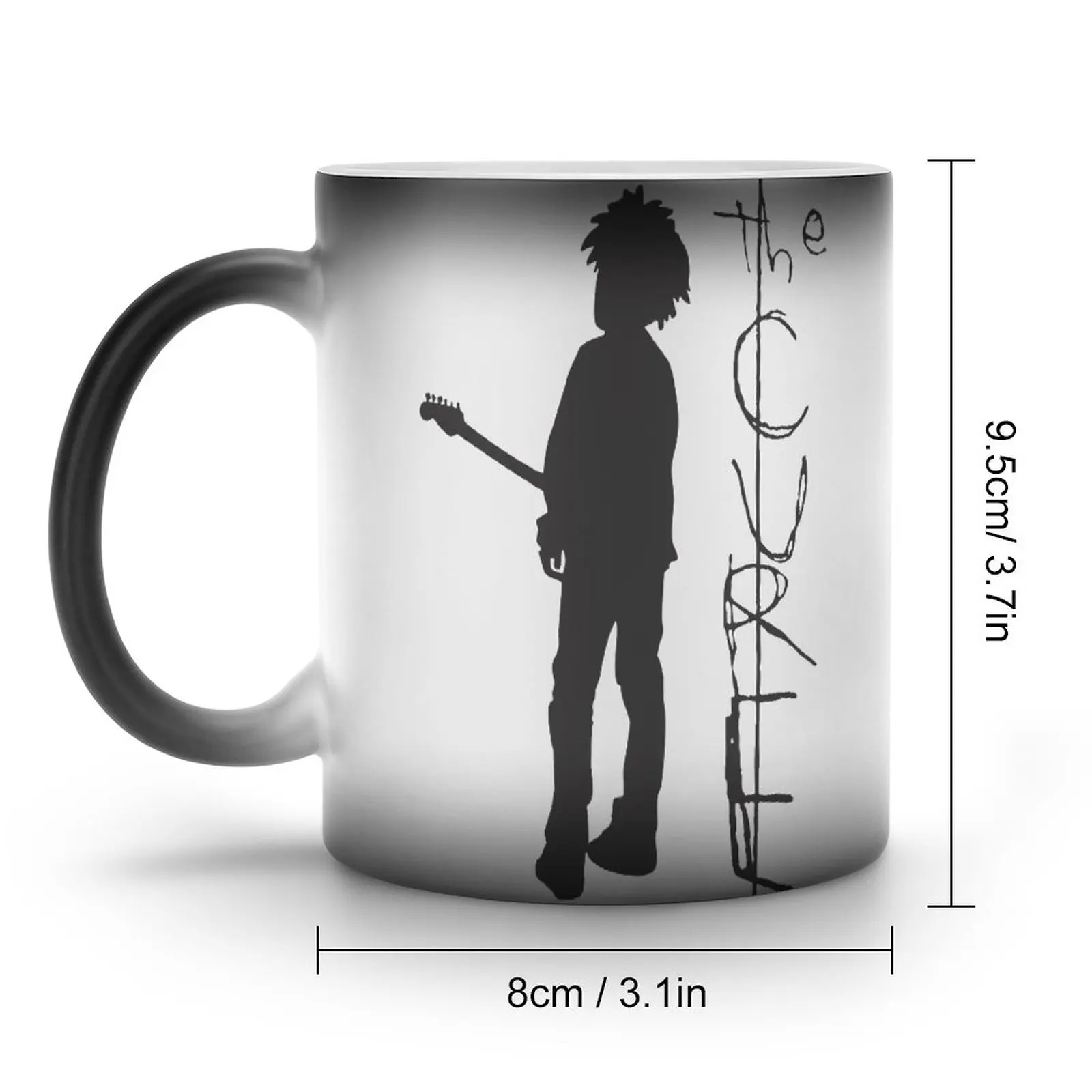 The Cure Poster Band Music Mug Album Robert Smith Guitar Sing Gift The Changes Color Mug Creative Modern Porcelain Cups