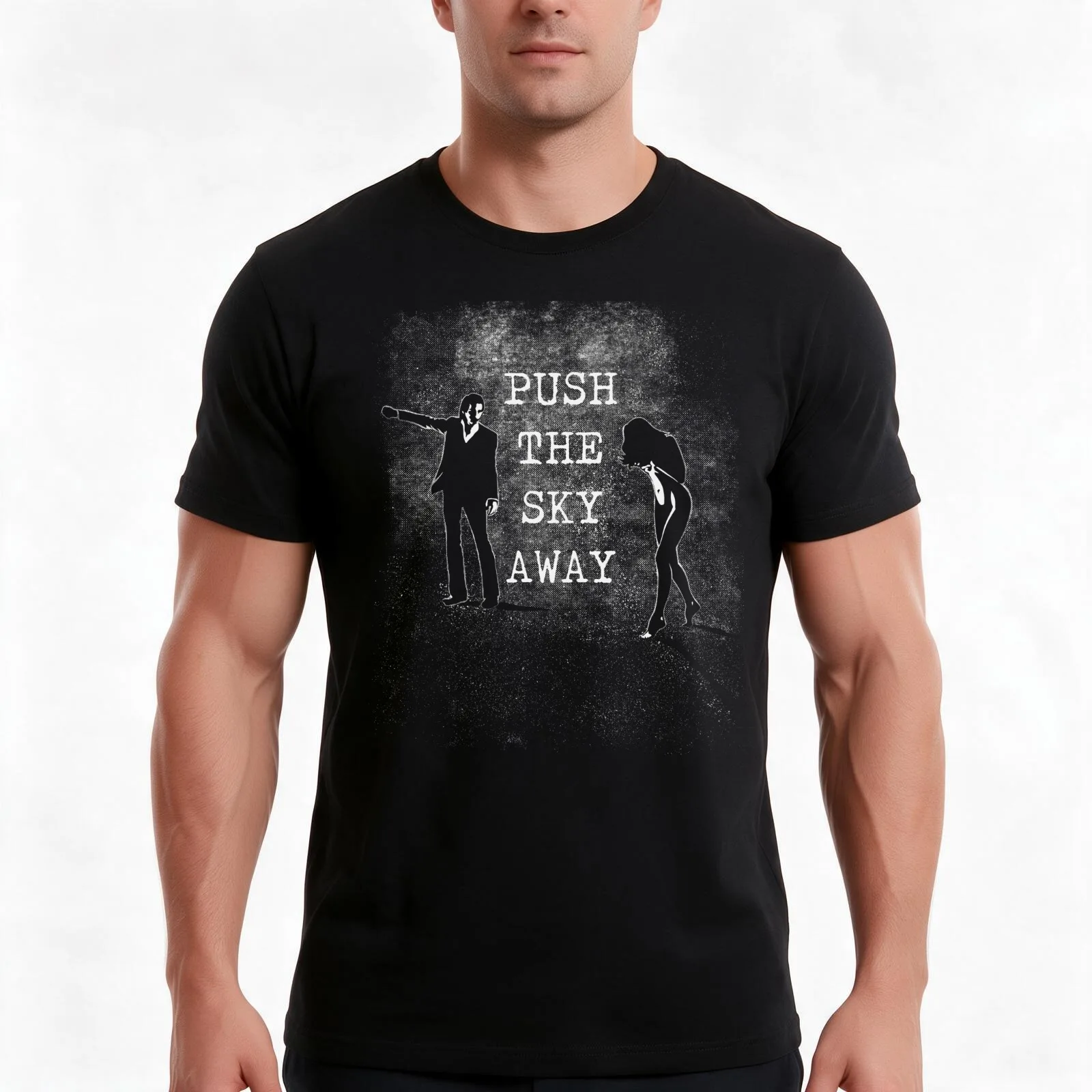 Nick Cave Push The Sky Away white T-Shirt Summer Casual Cotton Tee Oversized Streetwear Tops Vintage Graphic Print