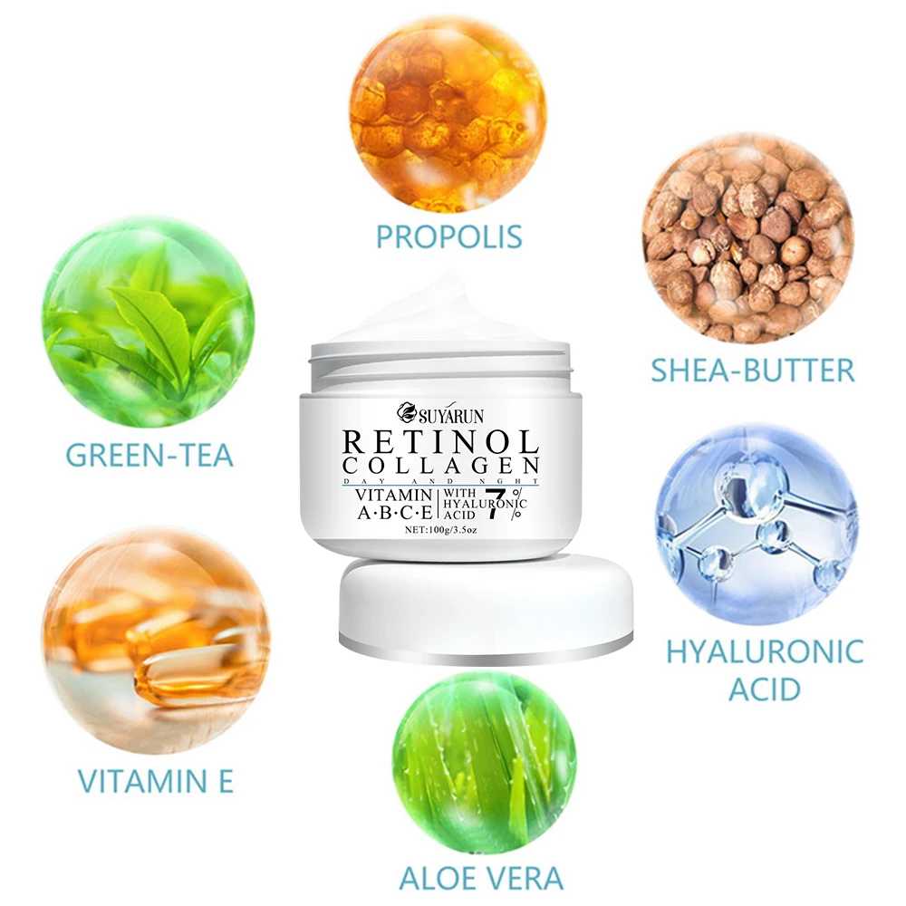 Rich in vitamin E, shea butter, wrinkle, anti-aging, exfoliating tender skin, suitable for men and women image 2