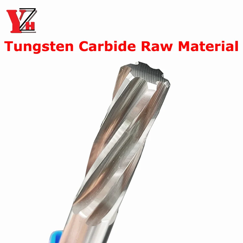 YZH 2mm ~20mm Machine Reamer HRC50 Uncoated Spiral Groove 4F 6F Tolerance H7 Harened Steel Metal Cutter CNC Inner Hole