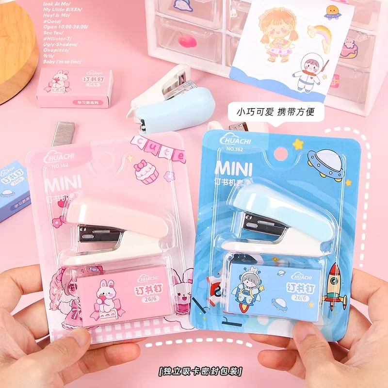 Cartoon Mini Stapler, Cute Multifunctional Mini Stapler, Mini Stapler Set, Student Supplies, Stationery Set