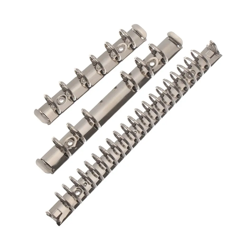 A4/B5/A5/A6/A7 DIY Neuer Metall-Notizblock Nachfüllbarer Ringbinder Notizbuch-Binderinge Binderclip Loseblatt-Aktenordner
