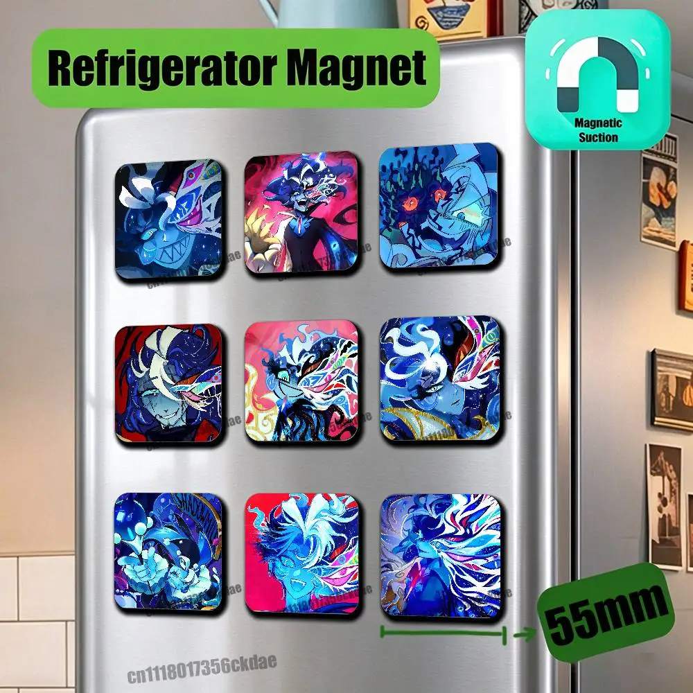 For Shadow Milk Cookie Run Kingdom CRK Refrigerator Magnets Metal Icebox Cabinet Custom Fridge Magnetic Decoration Cover
