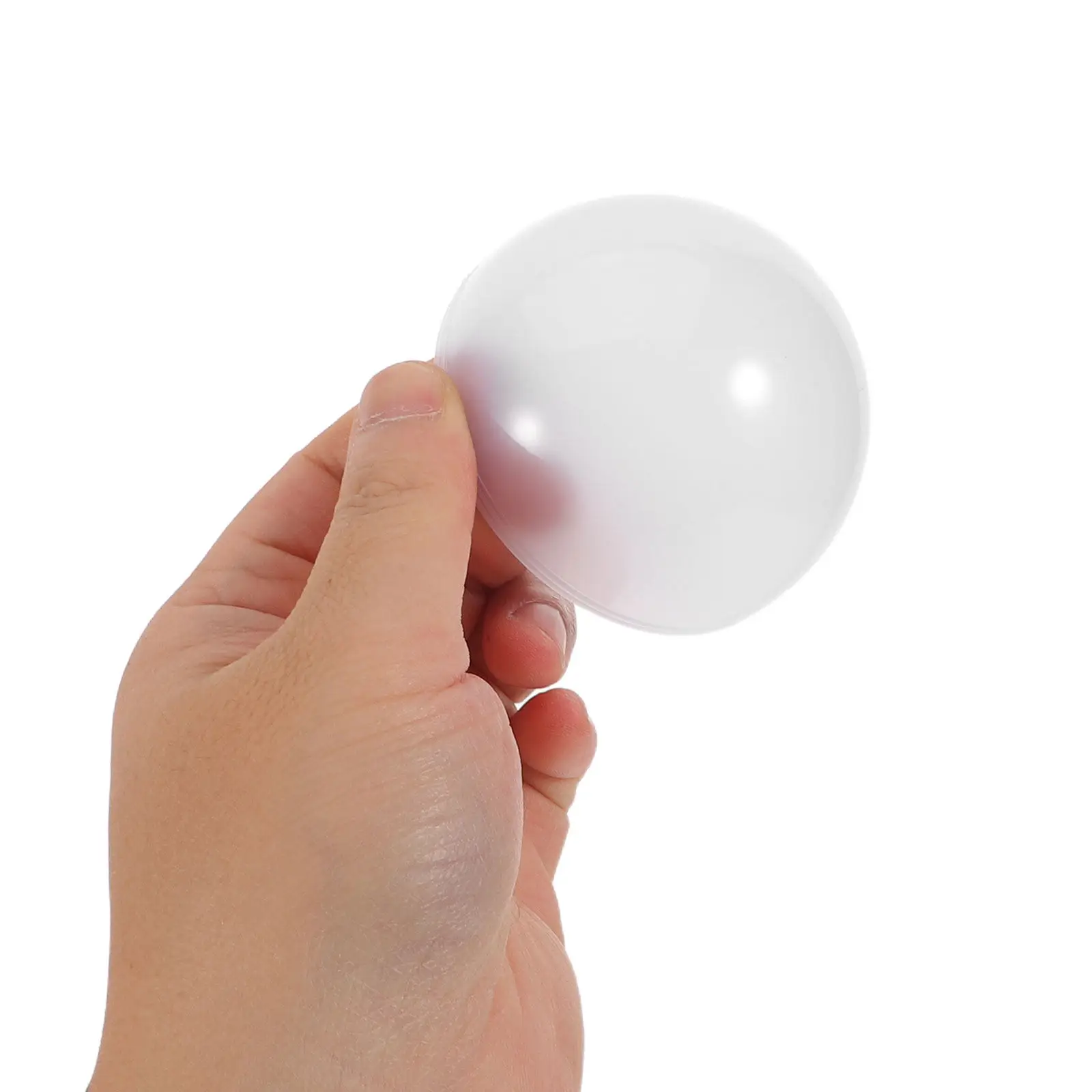 10Pcs Half Globe Lamp Shade Covers Pc Material Fog Resistant Round Ball Light Diffuser Replacement for LED Ceiling Table Light
