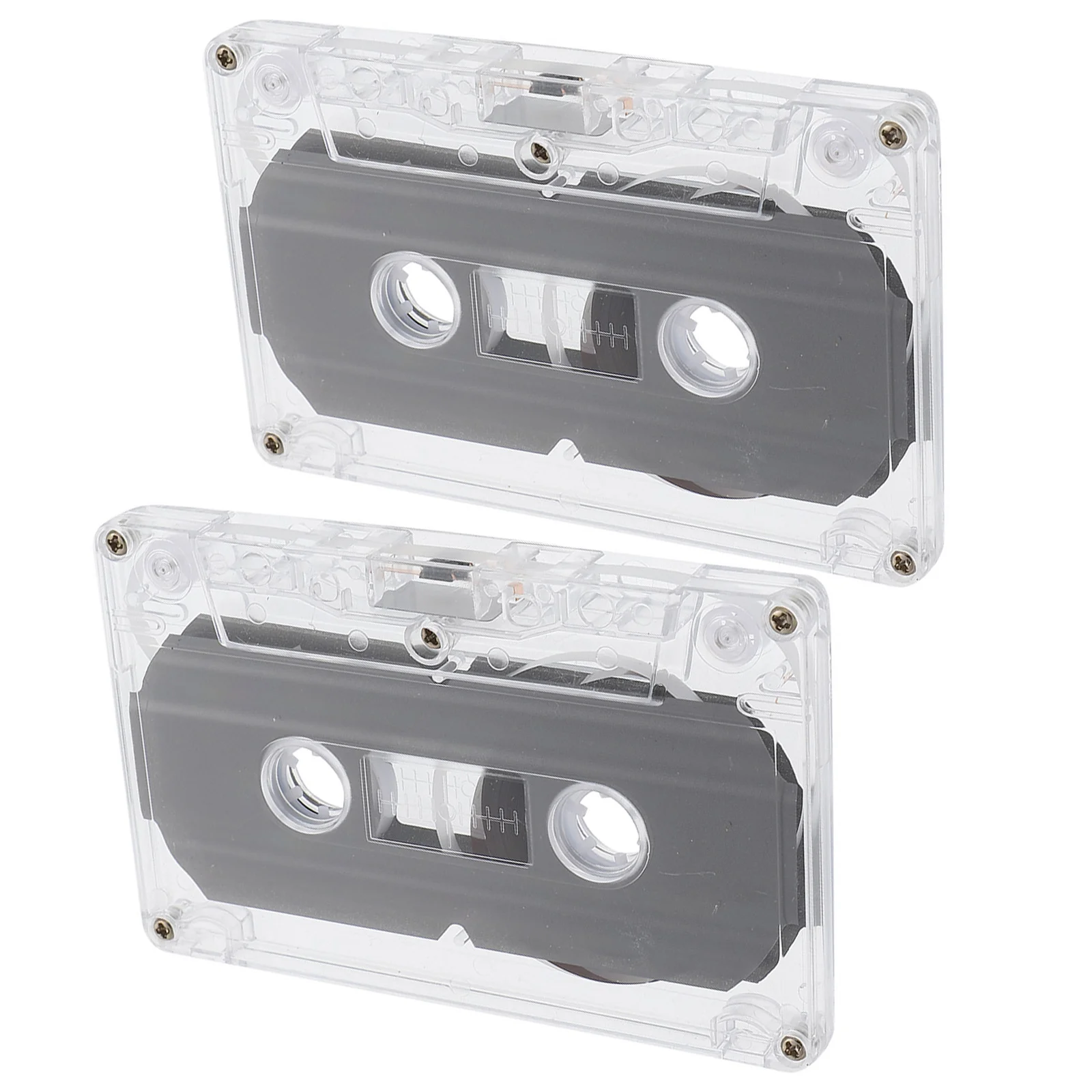 2 قطعة أشرطة كاسيت فارغة 30 دقيقة وقت التسجيل منخفضة الضوضاء شريط الصوت لتقوم بها بنفسك صوت الموسيقى التدريس قذيفة شفافة الرجعية #6