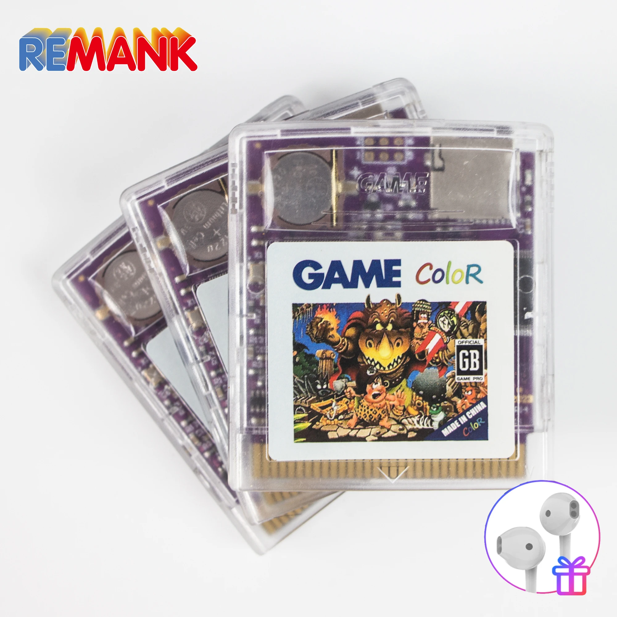 

2000 IN 1 HD Game Cartridge for Gameboy Color Game Boy Everdrive Cart GB GBC Retro Collection with TF SD Card Power Saving Game