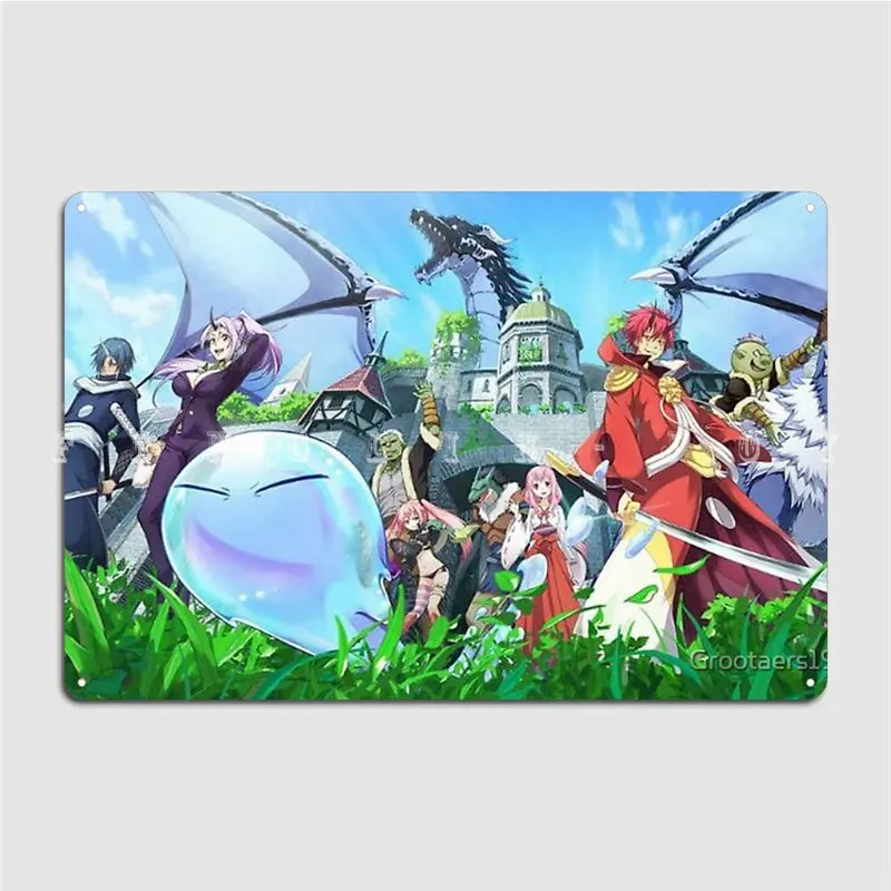 That Time I Got Reincarnated As A Slime 2 Metal Plaque Poster Cinema Kitchen Cinema Vintage Wall Decor Tin Sign Poster