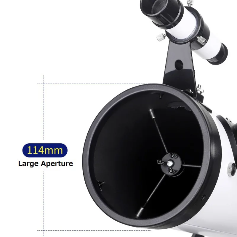Telescopio astronómico HD de gran apertura F36050, telescopio astronómico espacial Monocular para exteriores con trípode portátil