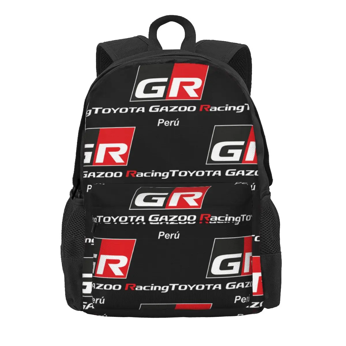 GR Logo Gazoo Racing GR Sport Backpacks Boys Girls Bookbag Children School Bags Cartoon Kids Rucksack Shoulder Bag