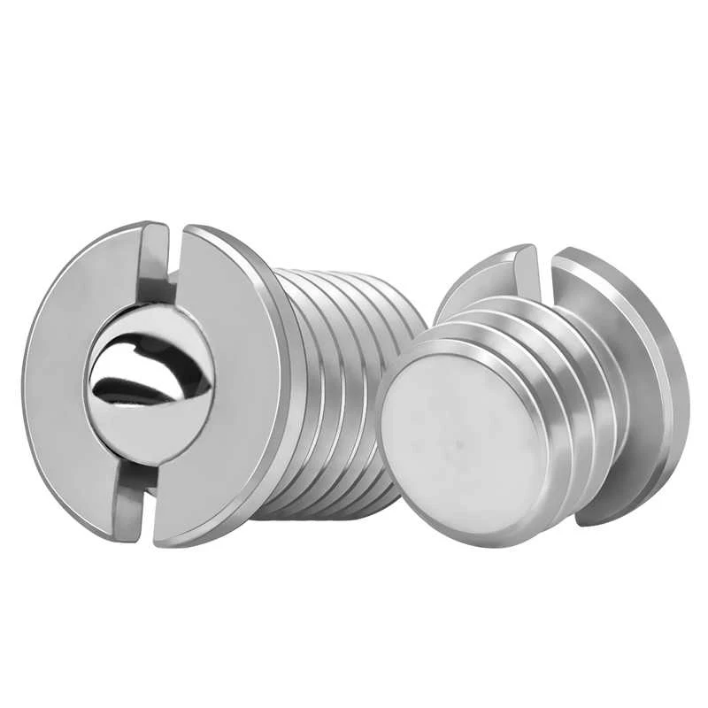 304 Stainless Steel Flange Ball Head Plunger Spring Press In Type Collision Ball Thread Positioning Ball Step Wave Ball Screw