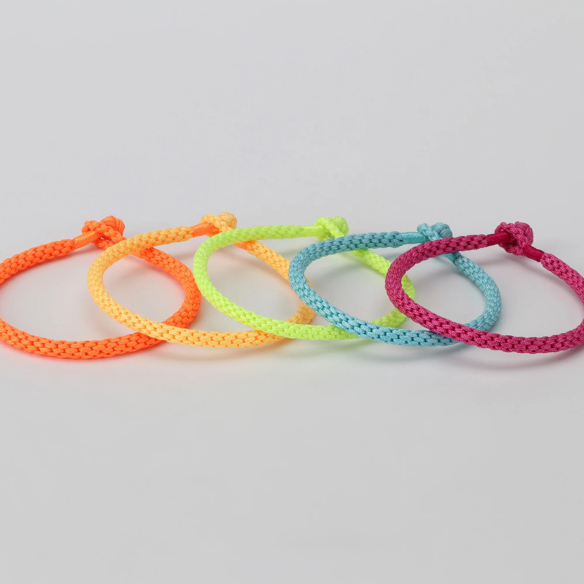 SKY A8 4mm Solid Color Braided Bracelet Custom Handmade Wholesale Red Cord Friendship Jewelry Bangle - view 3
