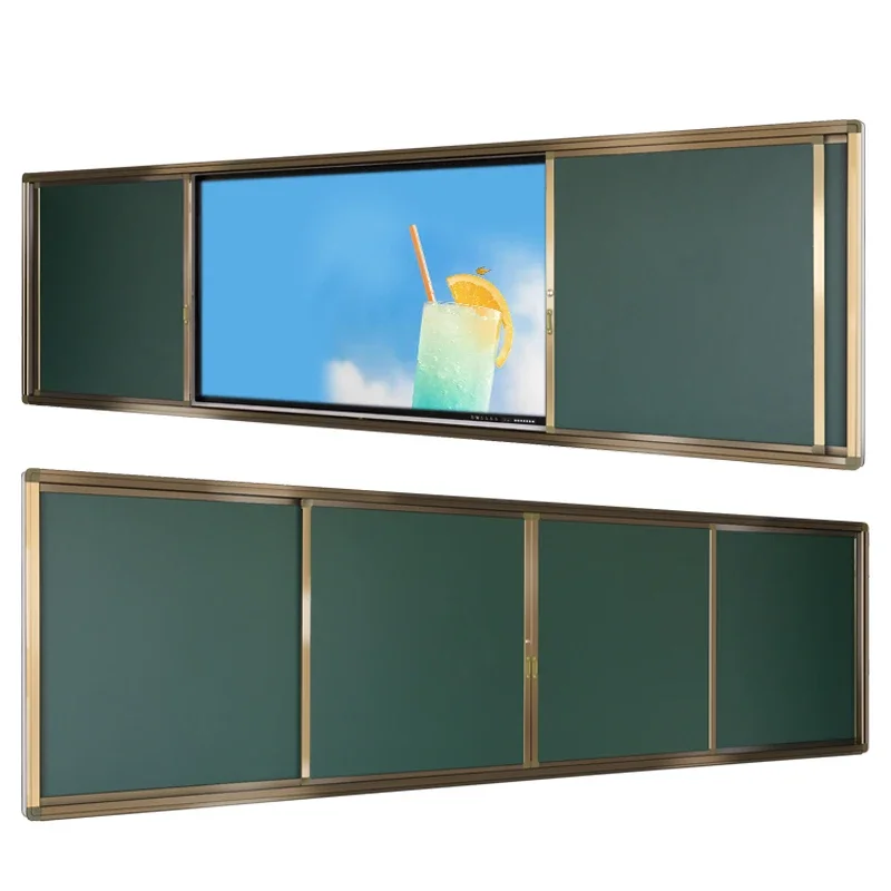 85inch Ultra HD smartboard PC All In One push-pull writing board teaching blackboard