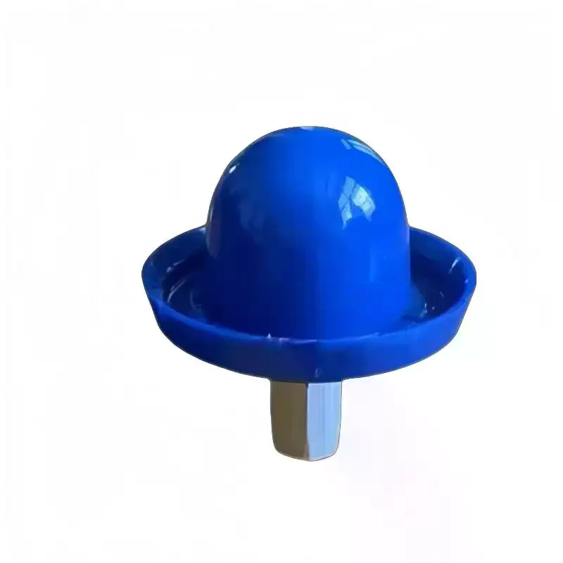 Blue Automatic Water Bowl 52mm Diameter 8mm Thread For Cattle Sheep Goat Farm Watering