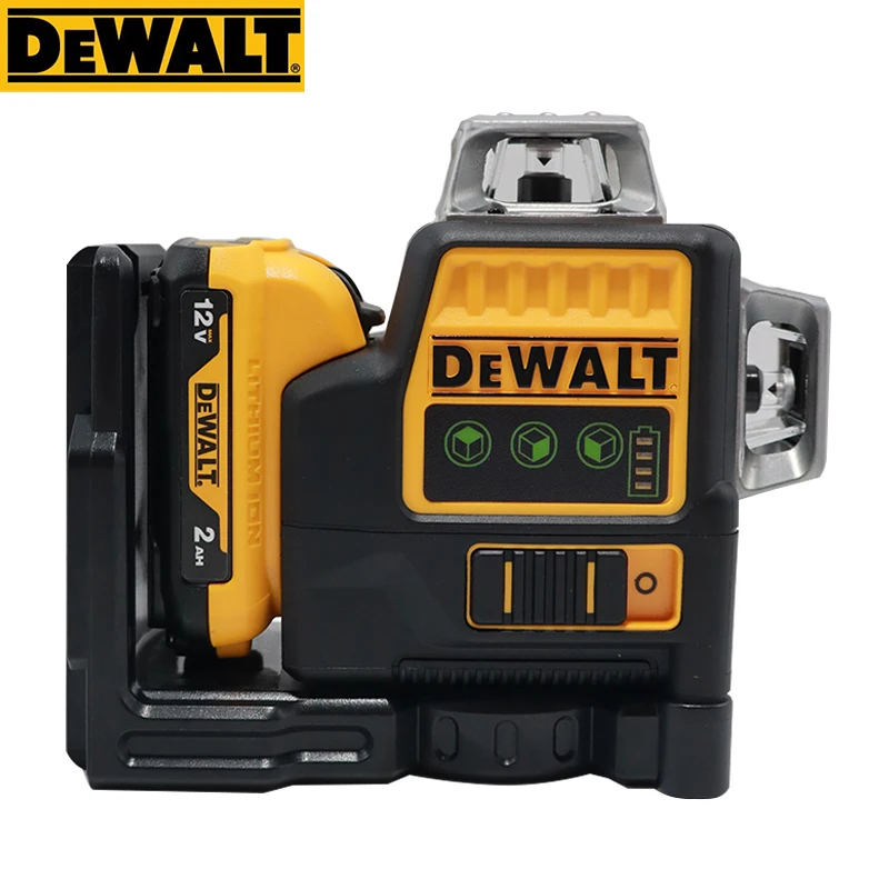 Dewalt DW089LG 12 line vertical green laser level for home DIY, compact and portable 12V lithium battery