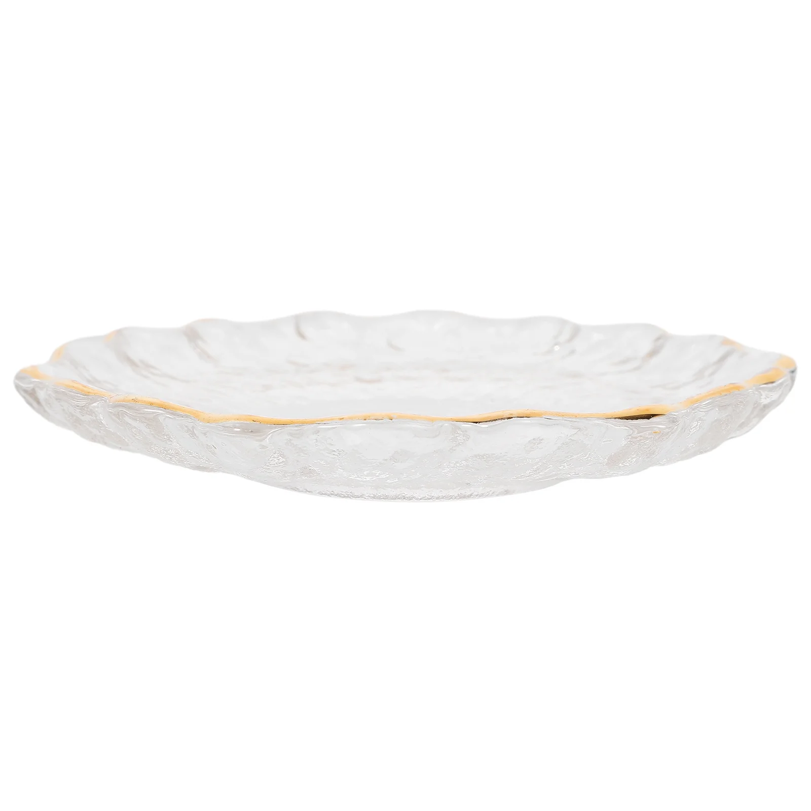 

Exquisite Glass Coaster Flower Shaped Stylish Coffee Tea Cup Mat Transparent Heat Resistant Decorative Home Office Use