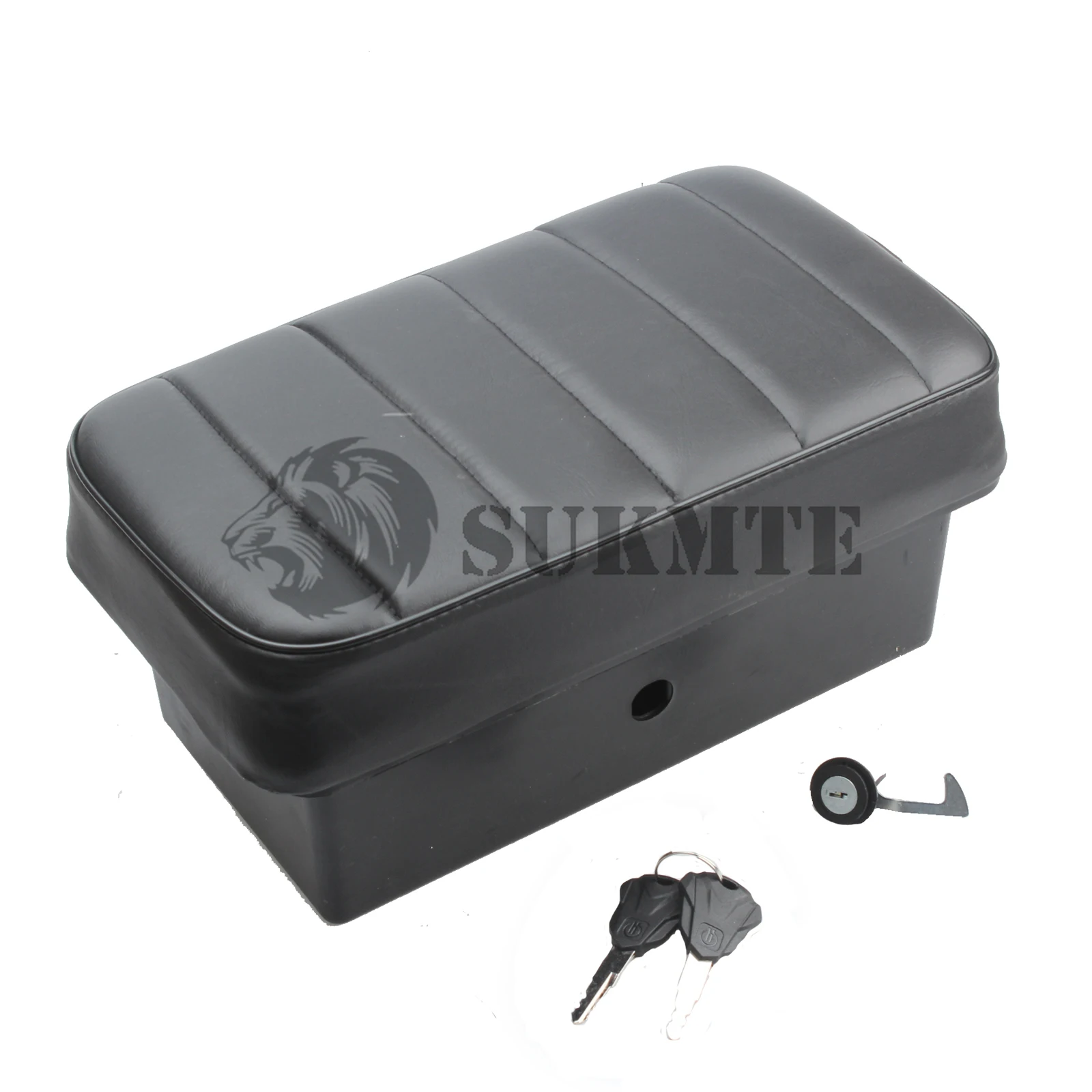 Electric Scooter Rear Seat Square Cushion Storage Box With Lock Trunk For Citycoco Electric Scooter Harley Electric Scooter