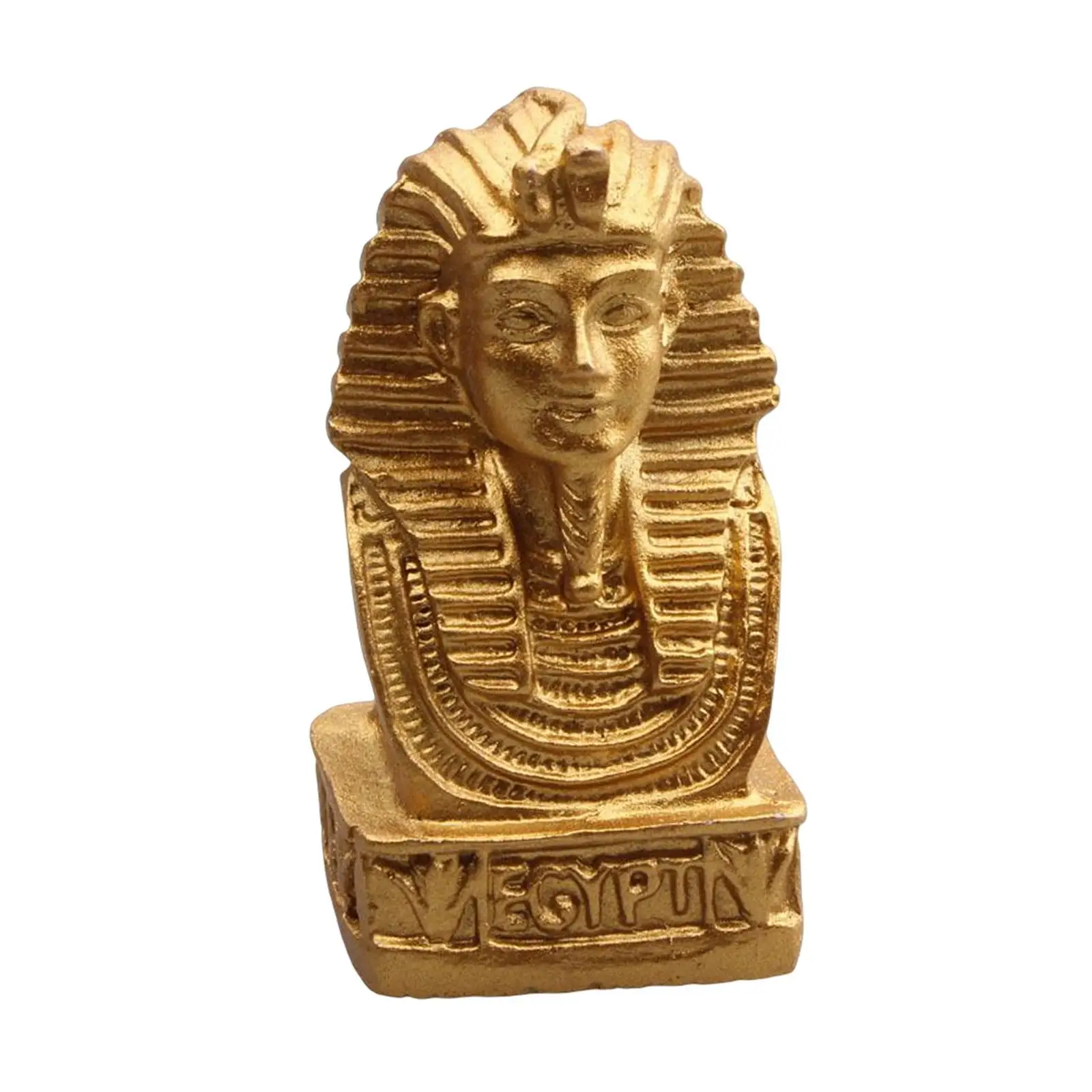 Vintage Egypt Queen Statue Collectible Artware Sculpture Figurines Resin Crafts for Office Bookshelf Desktop Cabinet Ornament