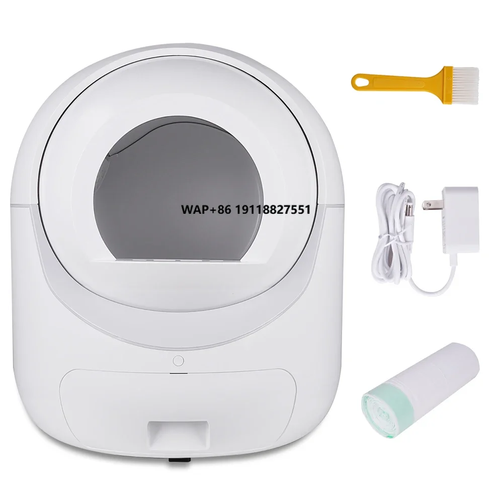

Smart Automatic Cat Box,Automatic Scooping and Odor Removal, App Control, Support 5G&2.4G WiFi for Multiple Cats