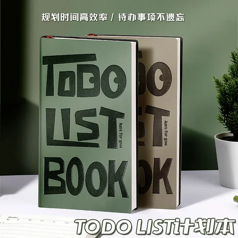 ToDoList Daily Planner High-value Ins Style Self-discipline Check-in Book Portable Time Management Daily Notepad