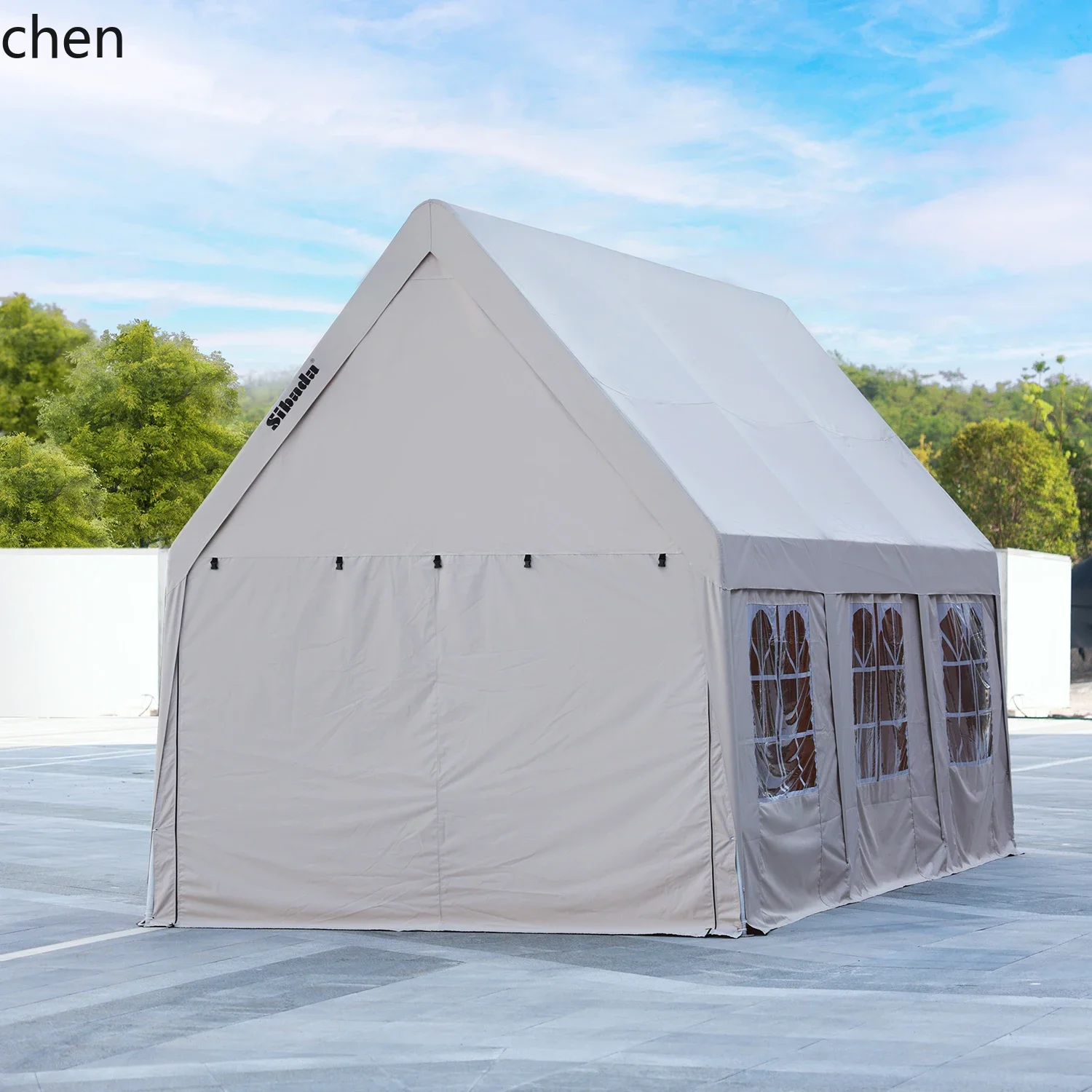 outdoor awning triangle tent canopy stall terrace B & B camping base barbecue shed