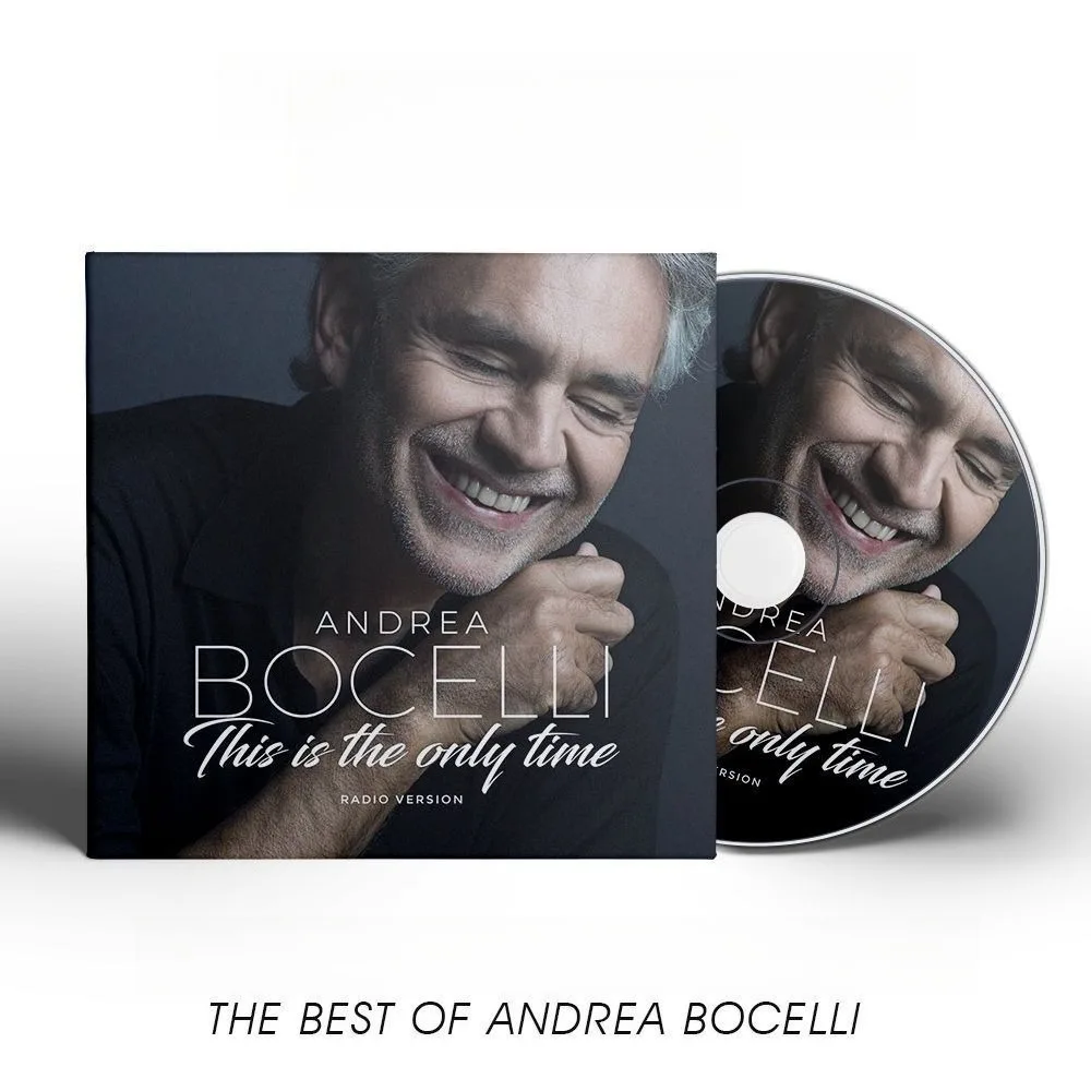 Andrea Bocelli Crossover Vocal Collection – klassische Popmusik-CD-Disc