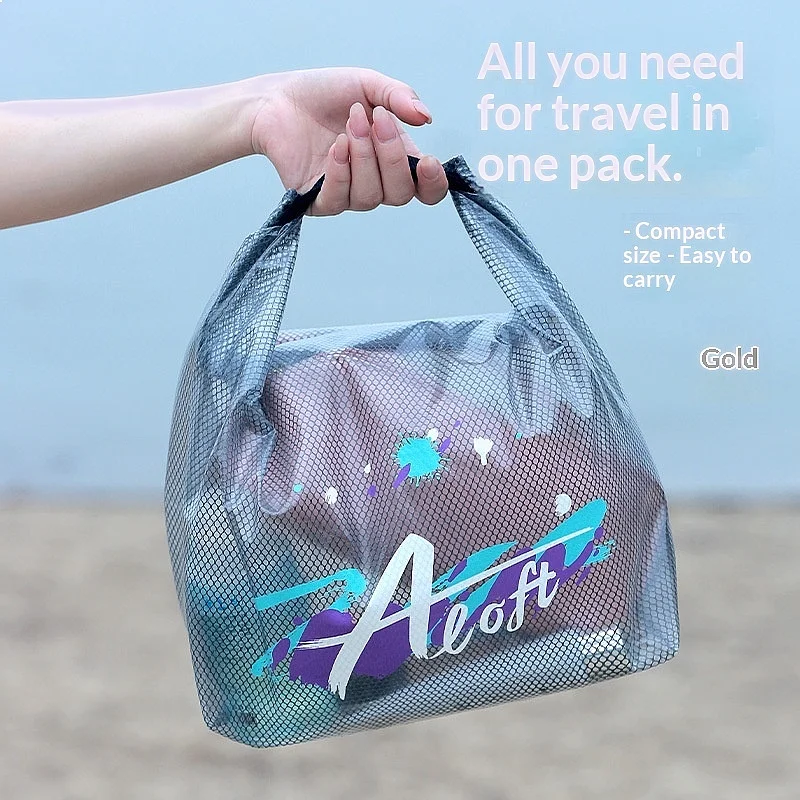Waterproof Large Capacity Storage Bag for Travel, Bathroom, Laundry Organizer view 2