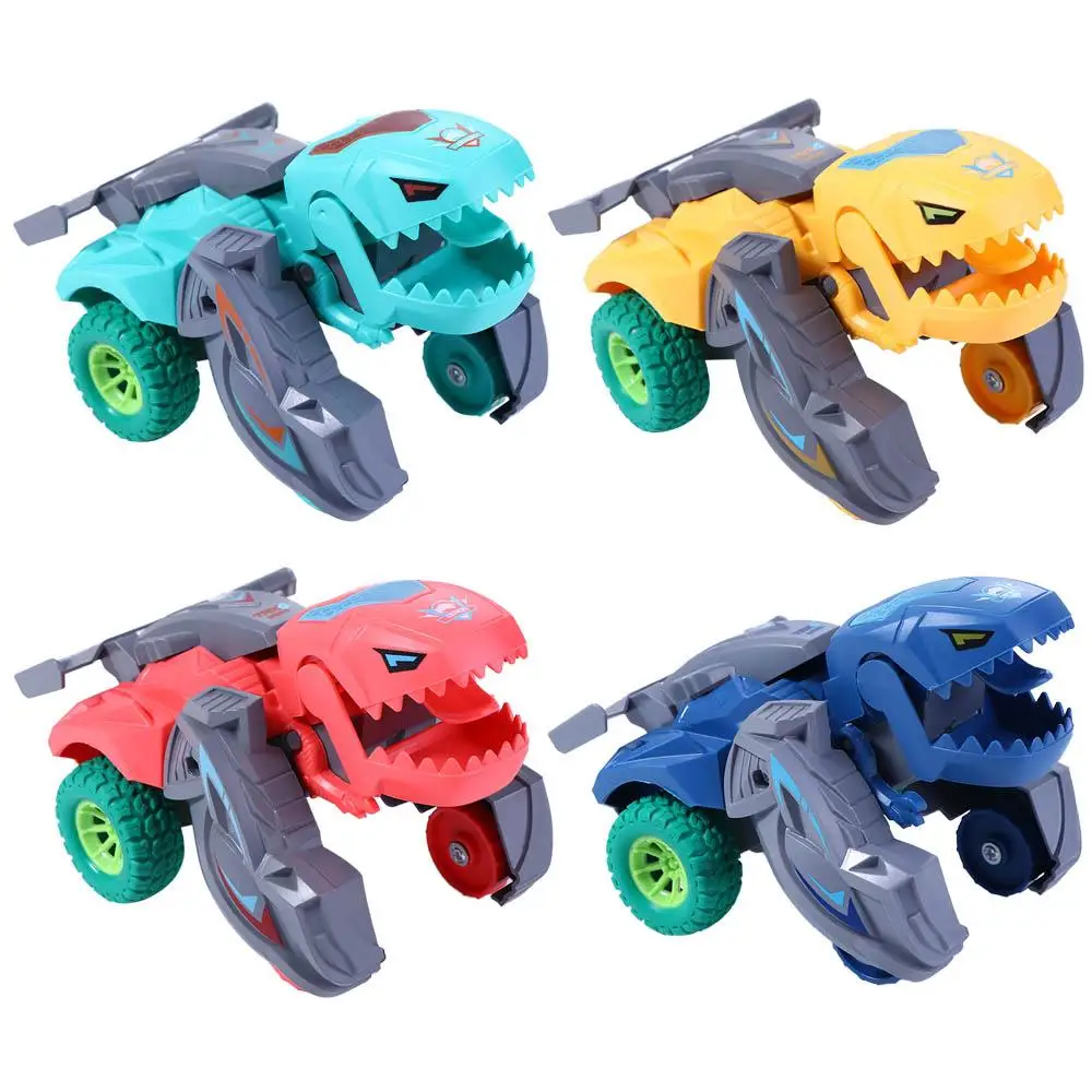 Doodle Toy Car Toy Gift Inertial Sliding Dino Car Car Model Transforming Dinosaur  Car Deformation Car Toys