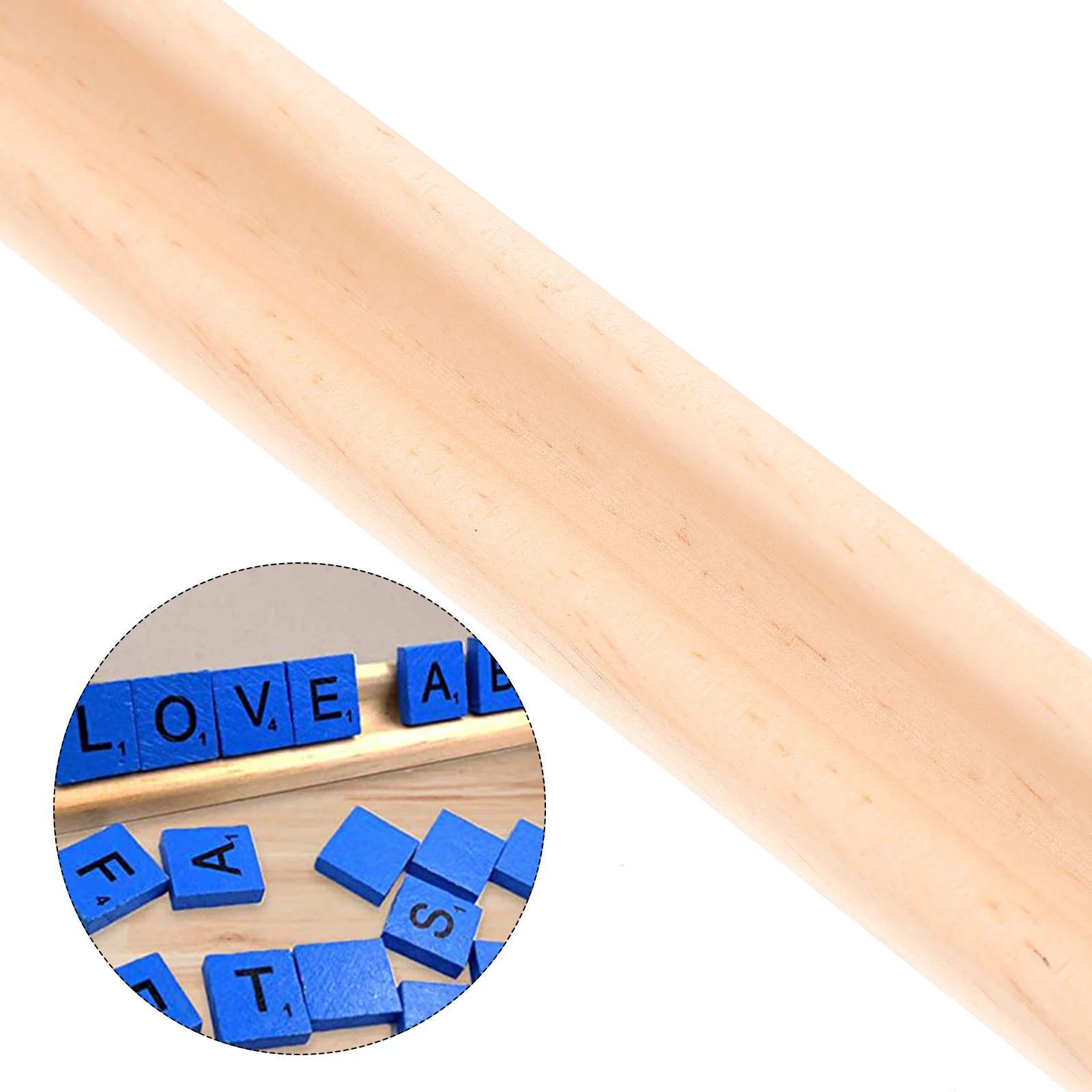 4 Pcs Letter Ornaments Diy Wooden Ornaments Domino Holder Gaming Cards Stand Wooden Display Base Building Blocks