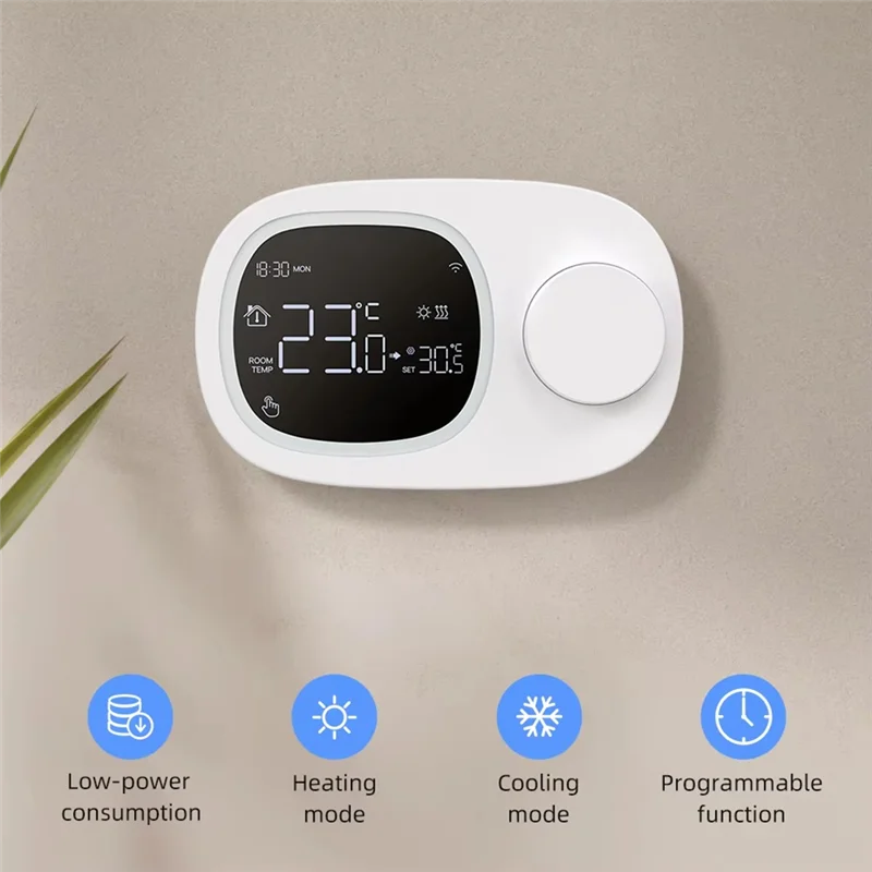 Tuya Wifi غلاية غاز ترموستات التدفئة/تبريد المياه الغاز المرجل متحكم في درجة الحرارة منخفضة الطاقة ل Alexa Google Home