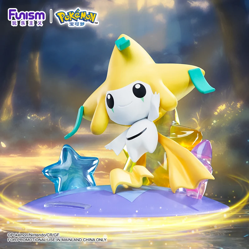 Pokemon Anime Jirachi Celebi oryginalny Funism oryginalne figurki zbieraj ozdoby modelowe zabawki dla dzieci prezenty urodzinowe