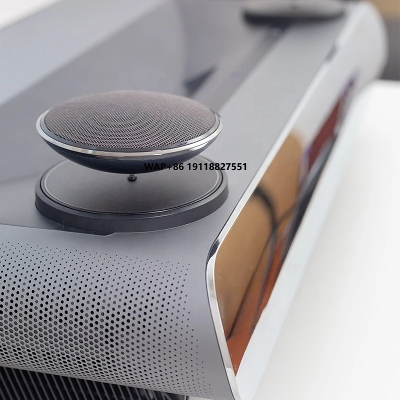 Innovative Sleek Modern Custom Automatic Lift Down Magnetic Levitation TV Projector 360 Degrees Rotation Floating Speaker
