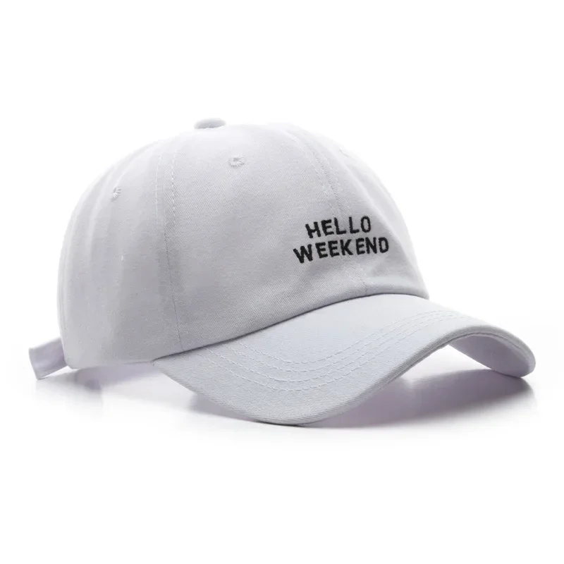 Fashion Letter Baseball Cap For Men Women Embroidered Peaked Hat Cotton Color Duck Tongue Caps Outdoor Sun Visors