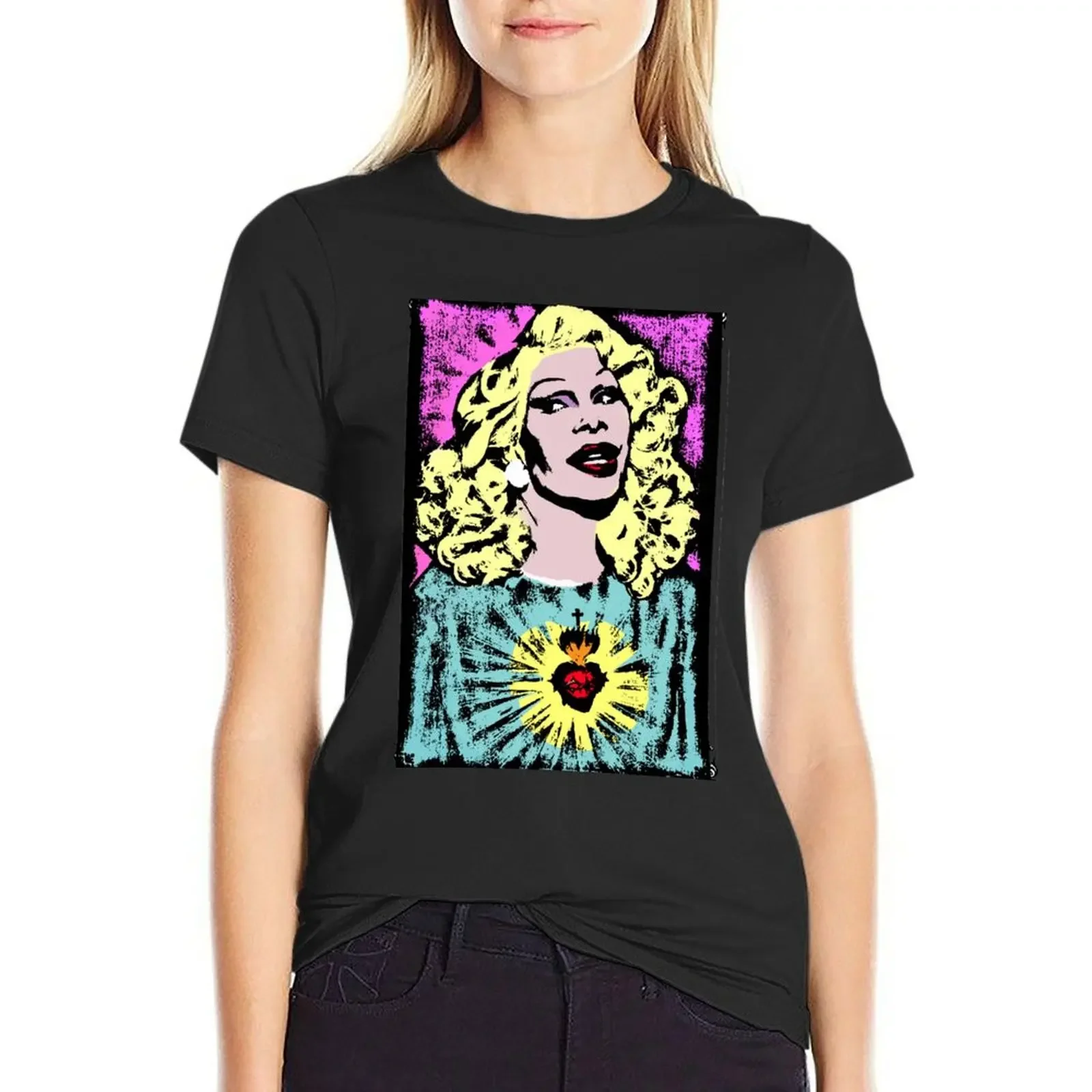 

MANDY CHRIST T-Shirt cute tops heavyweights sublime Aesthetic clothing workout t shirts for Women