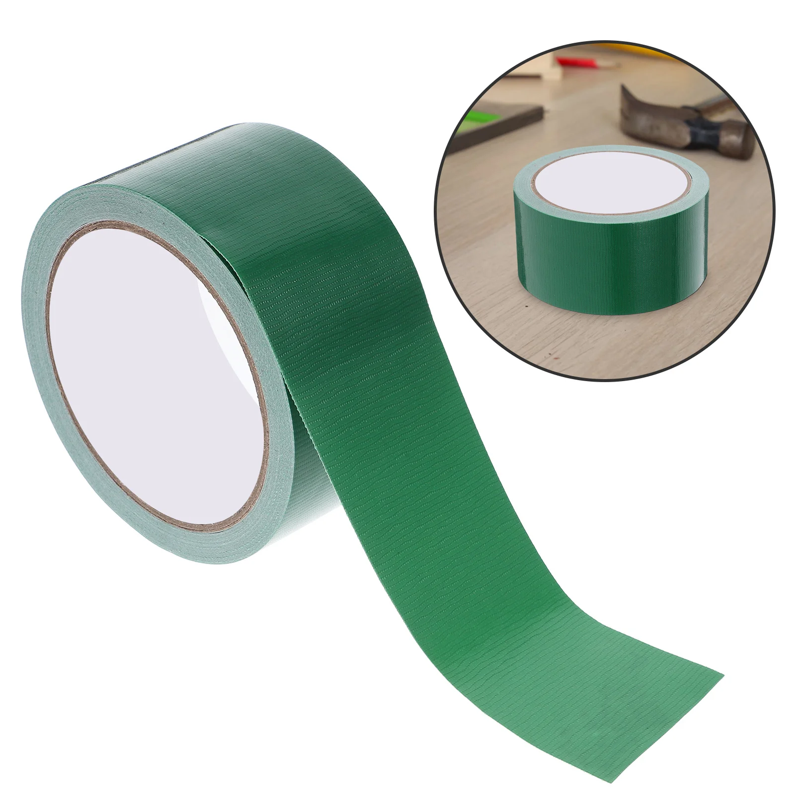 

Heavy Duty Cloth Tape 5Cmx13M Green Waterproof Strong Adhesive For Carpet Seams Electrical Insulation Repair Wax Oil