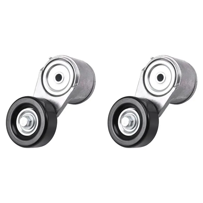 2X 68027611AB Engine Timing Belt Tensioner Wheel For Jeep Wrangler JK 2.8CRD 2007-2018 Triangular Tensioning