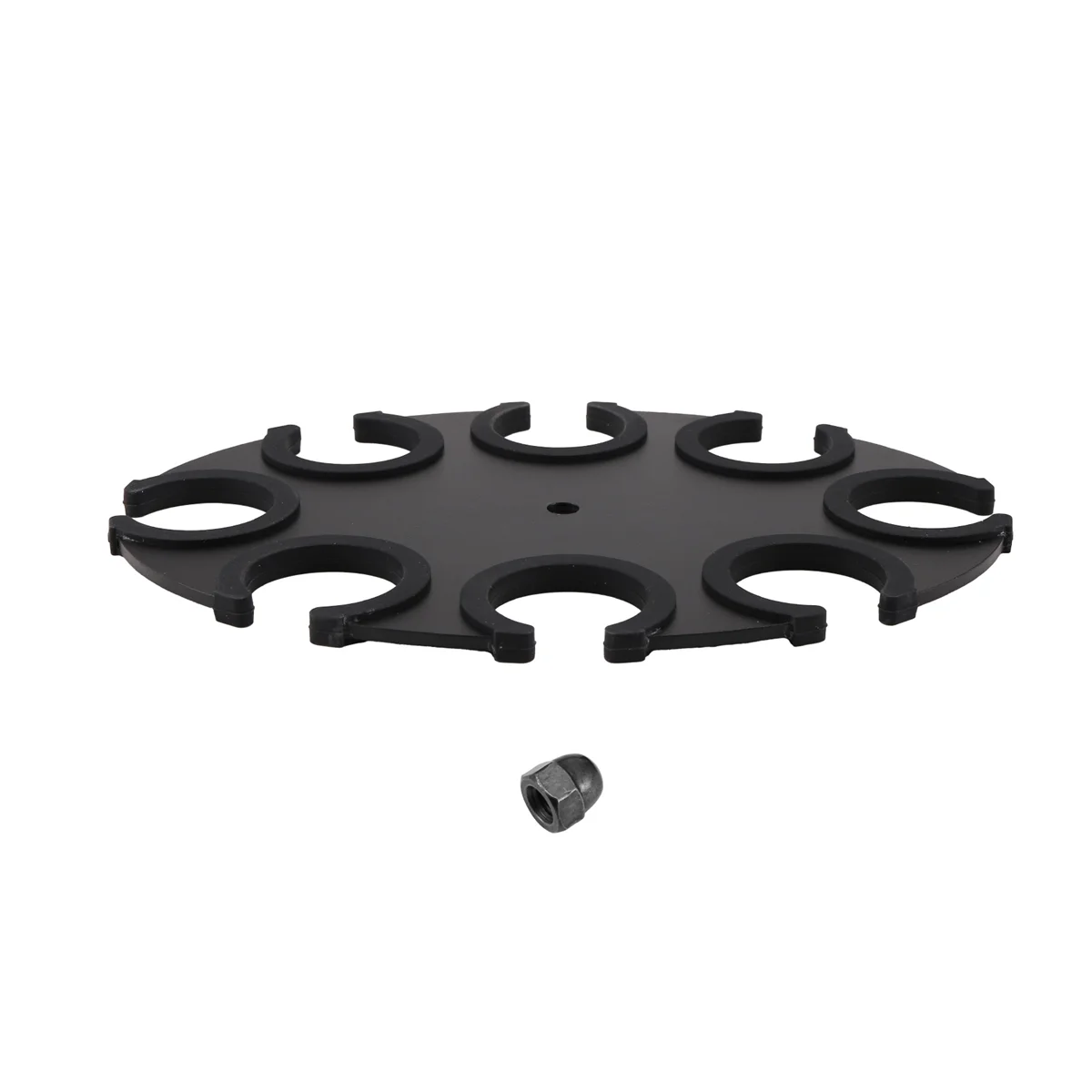 Microphone Holder, Multi Mic Holder for Wired and Wireless Mics, Multiple Microphone Organizer and Display for Mic Stand