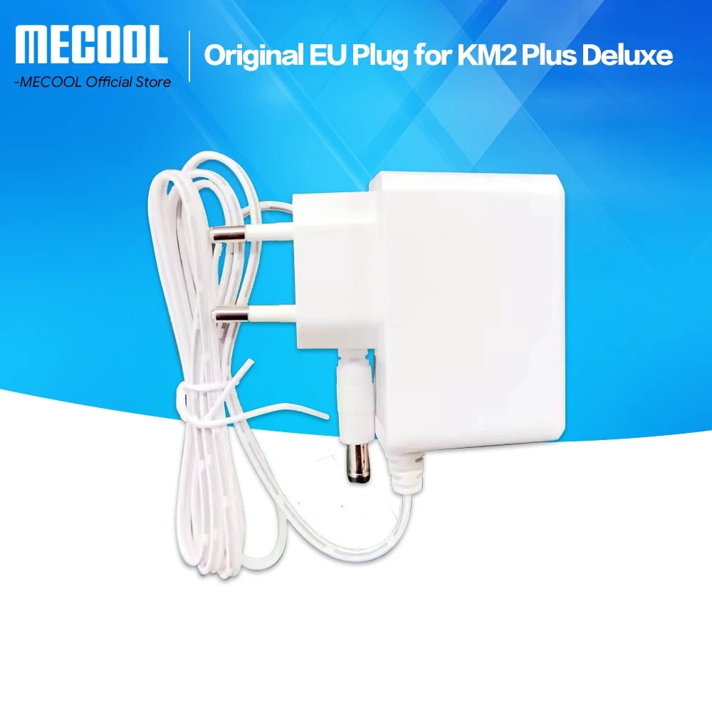 Original Power Supply Adapter for KM2 Plus Deluxe White Color 12V 1A EU Plug