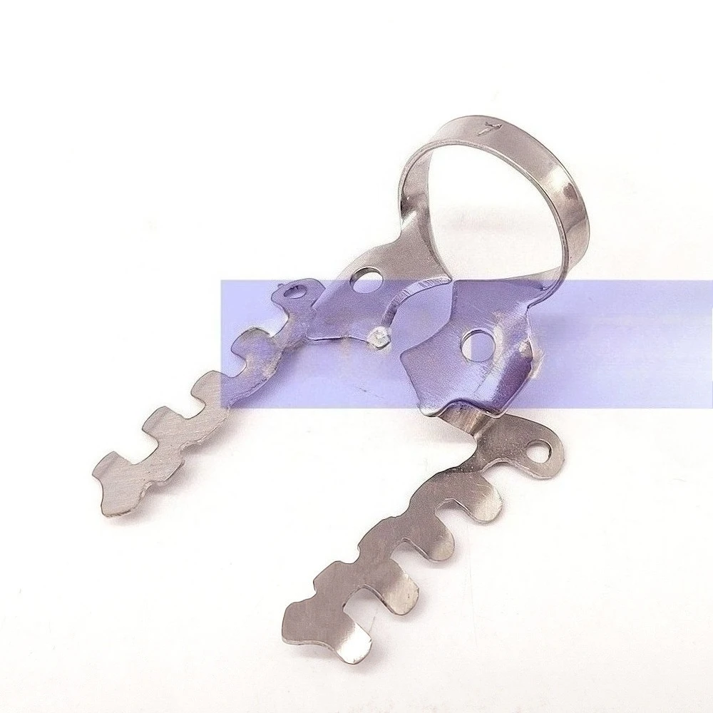 Dentals Rubber Barrier Clip Multipurpose Lower Teeth Molar Clip Dentals Rubber Barrier Clip 7 #Oral Instrument