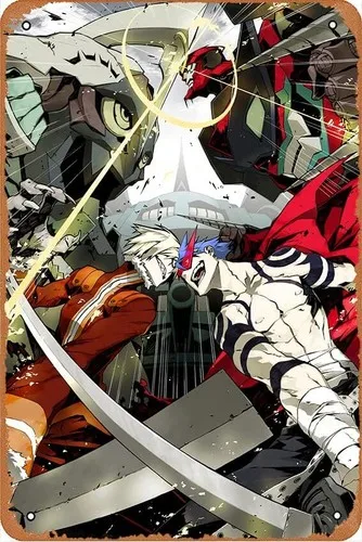 Tengen Toppa Gurren Lagann Posters Kamina Anime Vintage Metal Tin Sign