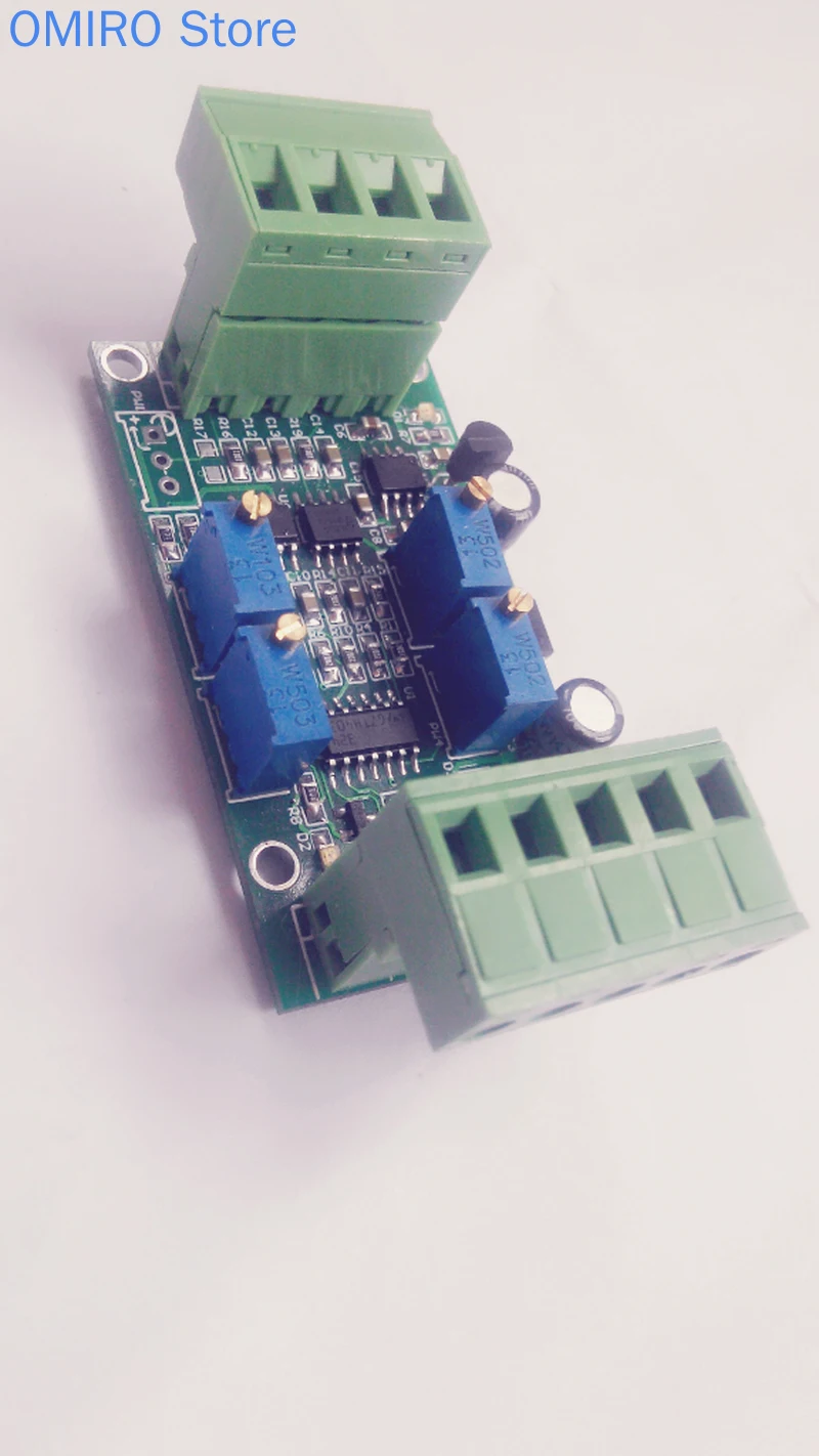

Load Cell Transmitter Amplifier Module 0-5V 4-20mA Current and Voltage Transmitter Force Measurement