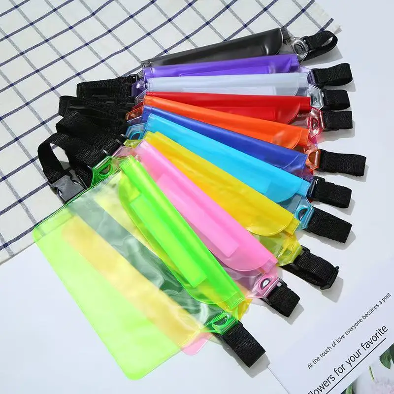 حقيبة سباحة مقاومة للماء ختم الانجراف الغوص الخصر حزمة التزلج تحت الماء جراب هاتف غطاء حقيبة كتف جافة لرياضة قارب الشاطئ #1