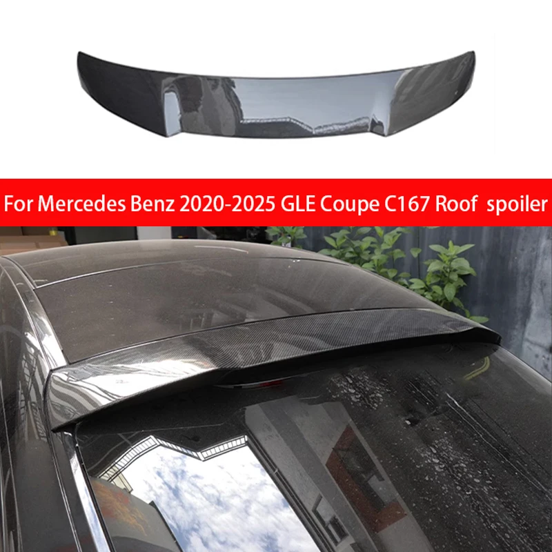 

For Mercedes Benz GLE Coupe C167 GLE350 GLE400 GLE450 GLE53 AMG 2020-2025 Rear Spoiler Wing Tail Tuning Trunk Auto Accessories