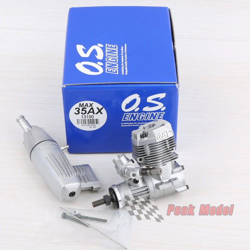 

OS 35AX Glow Engine, 2-Stroke Methanol for RC Aircraft & Fixed Wing Models