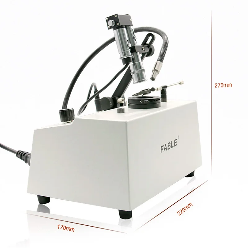 Prism Spectroscope With Directly Readable Wavelength Scale (400-700nm) Slit Gemstone Spectrometer Gemological Testing Tools