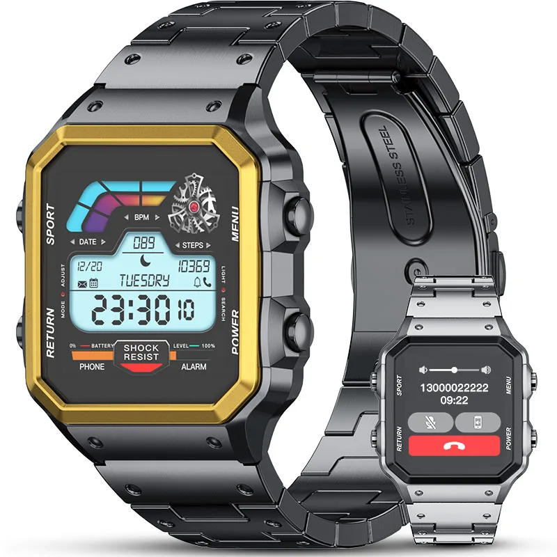 

High-end Men's Smartwatch Smart Watch Man 2024 For Android Xiaomi Sports Modes Wireless Bluetooth Call Fashion Gift PK gtr 2 M2