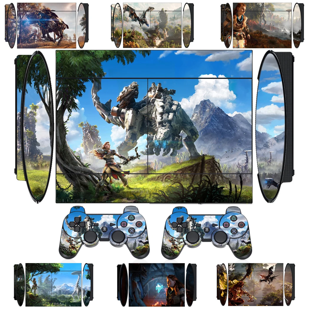 2001 Vinyl Skin Sticker Protector for Sony PS3 Super Slim and 2 Controller Skins Stickers