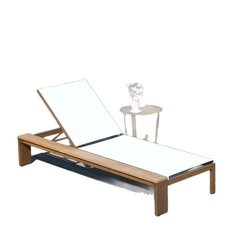 

Outdoor Aluminum Lounger Beach Chair Villa Pool Mesh