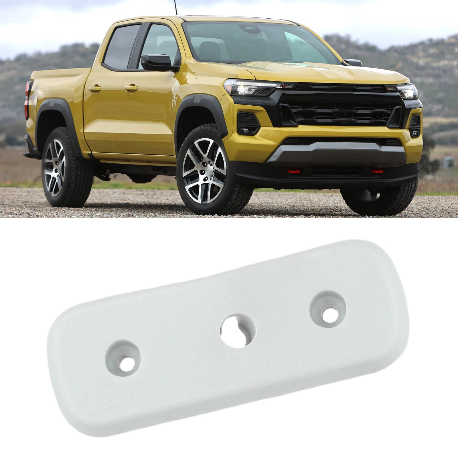 

Крепление для солнцезащитного козырька, подходит для Chevrolet Colorado, GMC 2004-2011, пластик, прямая замена, для водительской и пассажирской стороны.