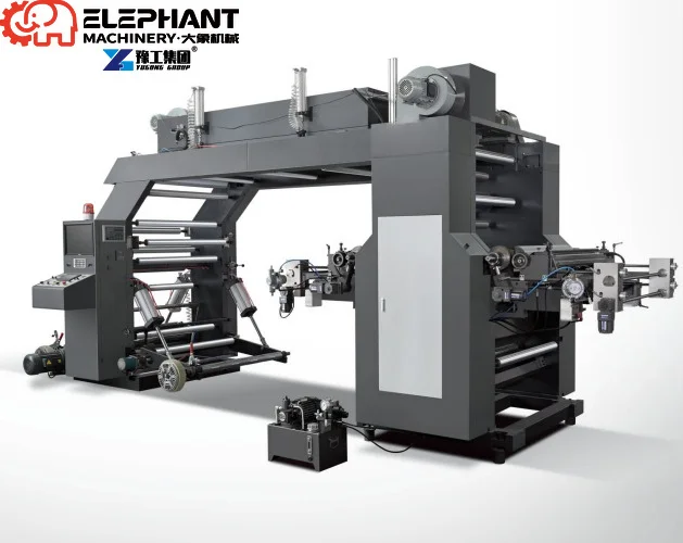 6-Color Automatic Flexographic Printer With Stack Structure IOS/Android Control Label Printer Model