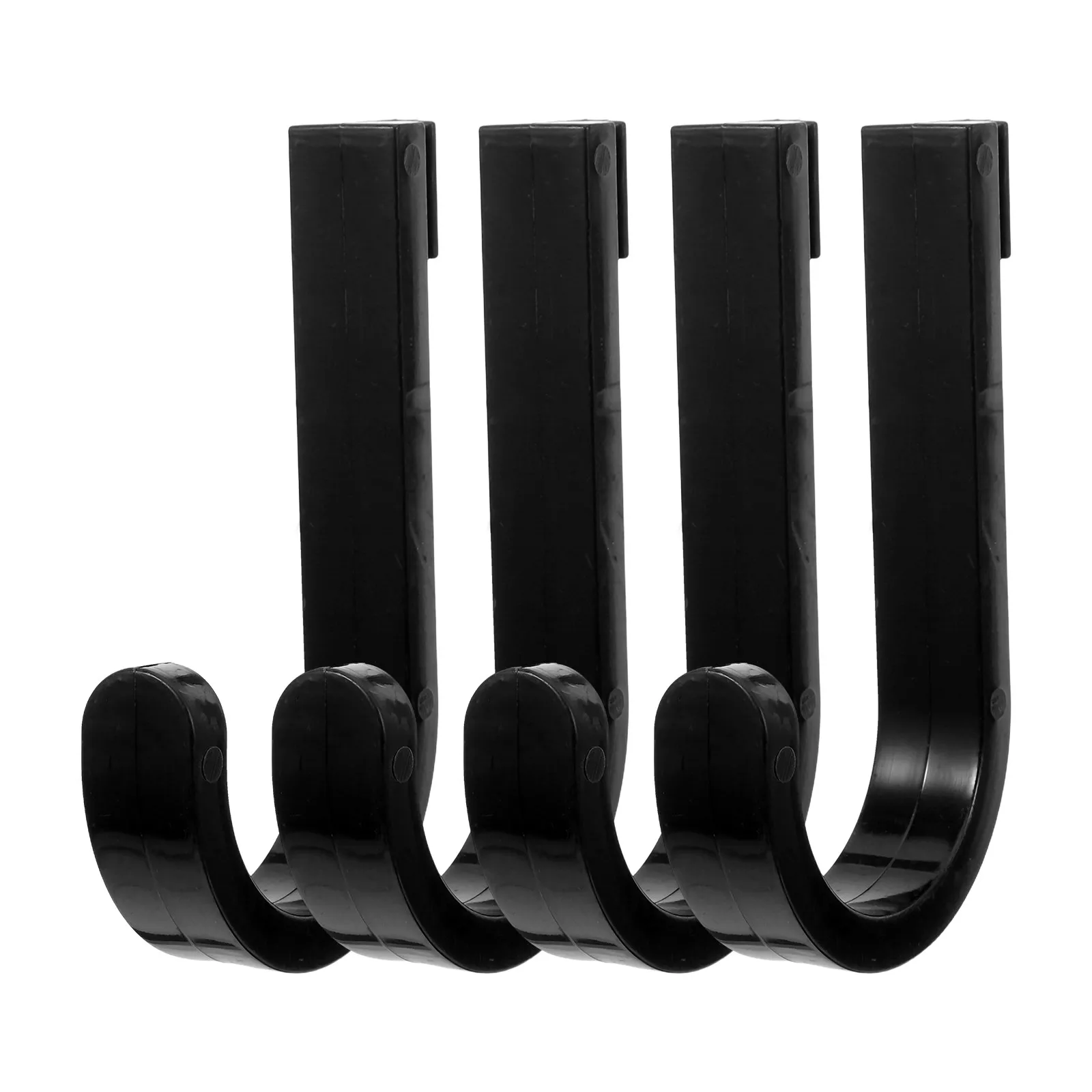 4Pcs Shed Rack Hooks Black Plastic Heavy Duty Wall Mounted Utility Organizer for Garage Storage Tool Hangers Garden Tool Rack - view 3
